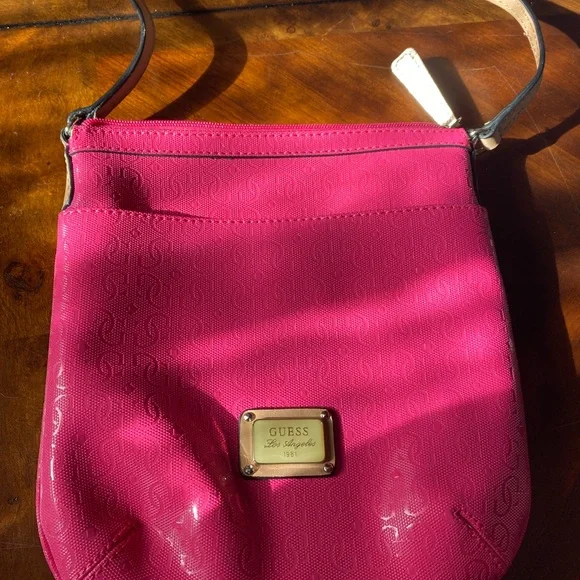 Guess Fuchsia Crossbody Bag - Picture 3 of 6